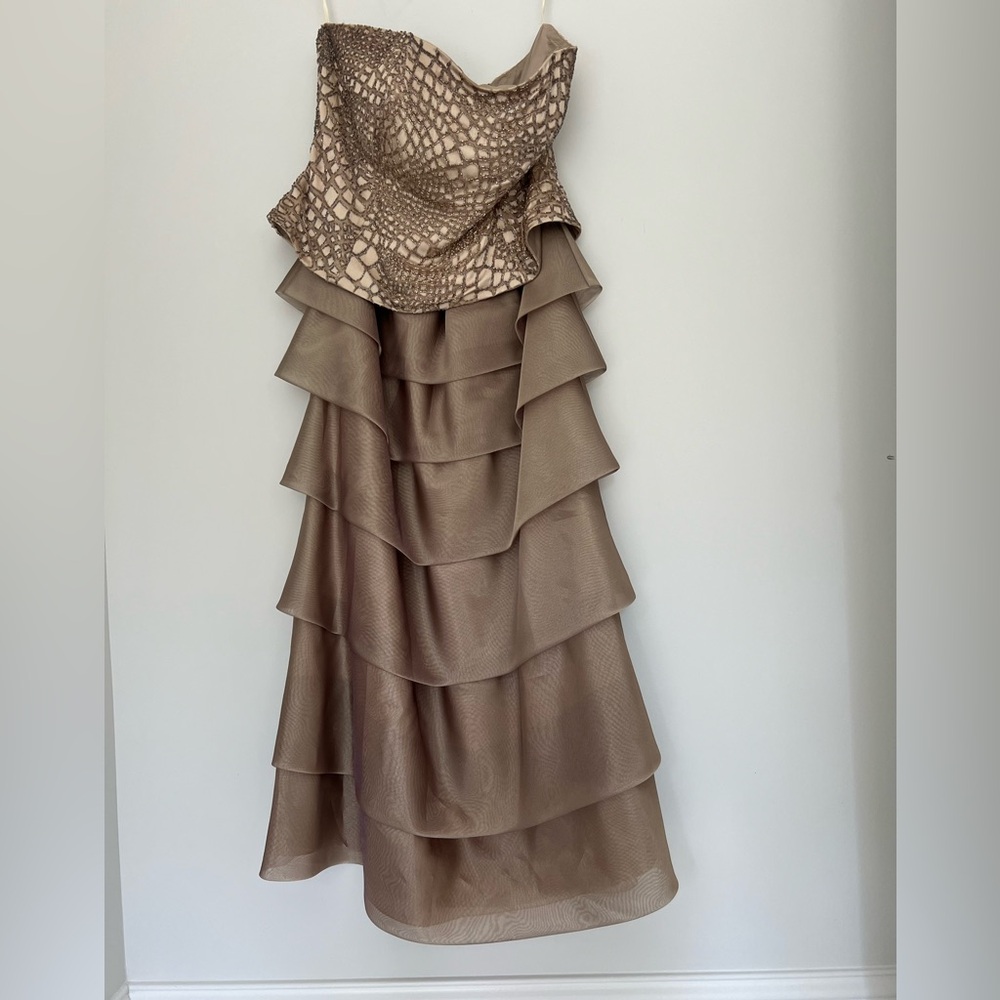 Strapless Beaded Dress